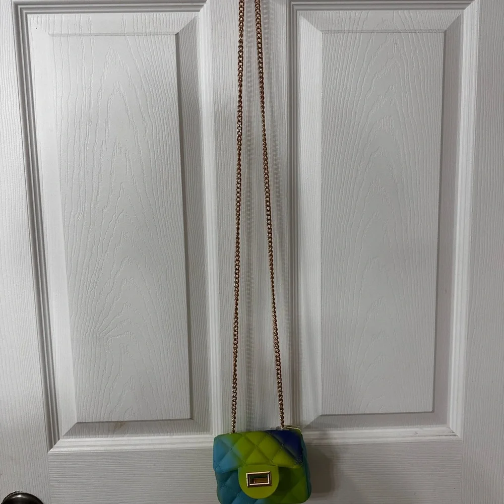 Summer Mini Purse Green/Blue - Picture 3 of 4